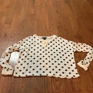 Crop sweater, new tags